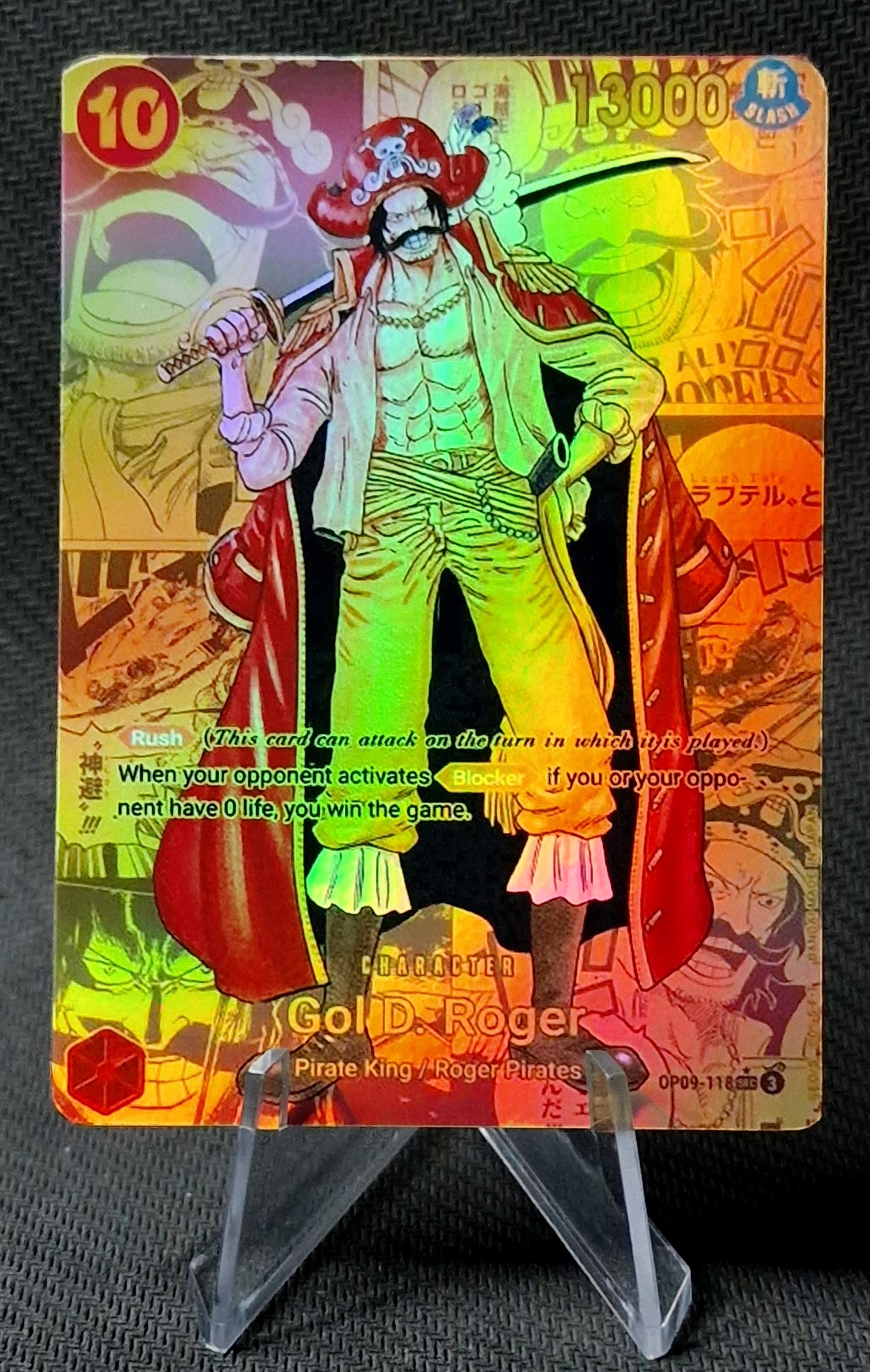 Gol D. Roger Manga Rare OP09-118