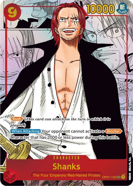 Shanks Manga Rare OP01-120